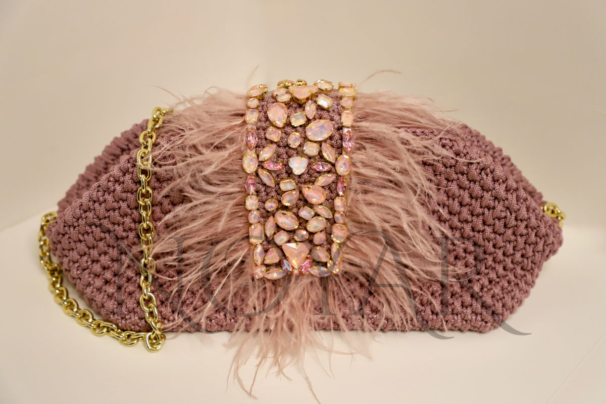 Desert Sand handmade crochet bag by NOYAR in UAE